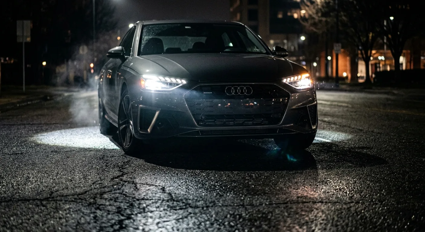 LED headlight flickering problem visible while engine is running at idle